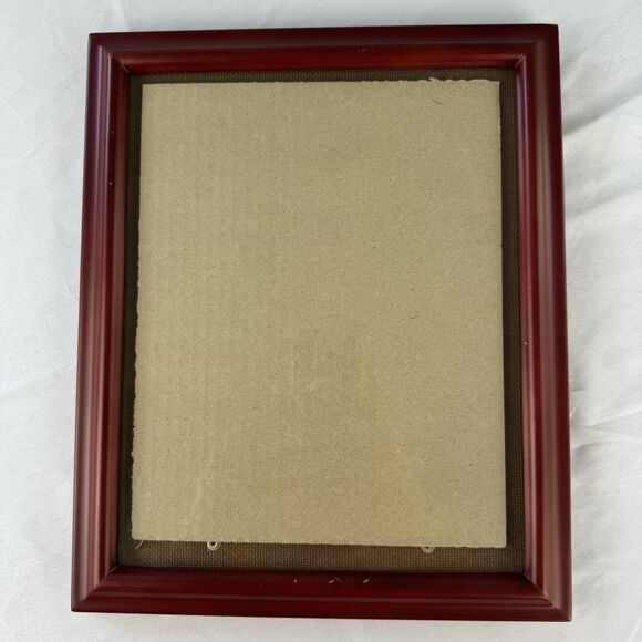 Burnes Of Boston Wooden Picture Frame For 8x10 Photo Glass Frame - Stand & Hang - Picture 1 of 5